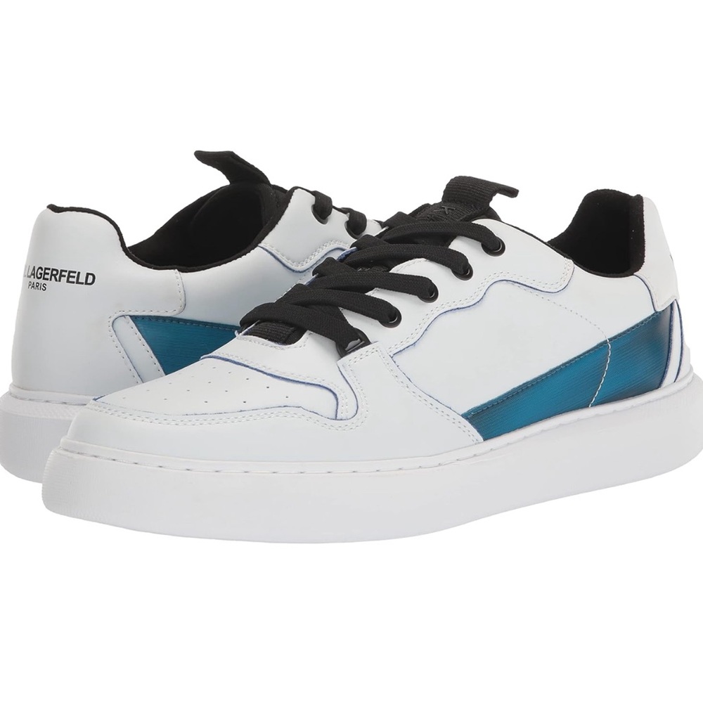 Karl Lagerfeld Paris Men's Lace Up Sneaker, NWT, 11.5